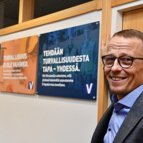 Vitrulan Composites Oy:n tehtaanjohtaja Markku IIvonen
